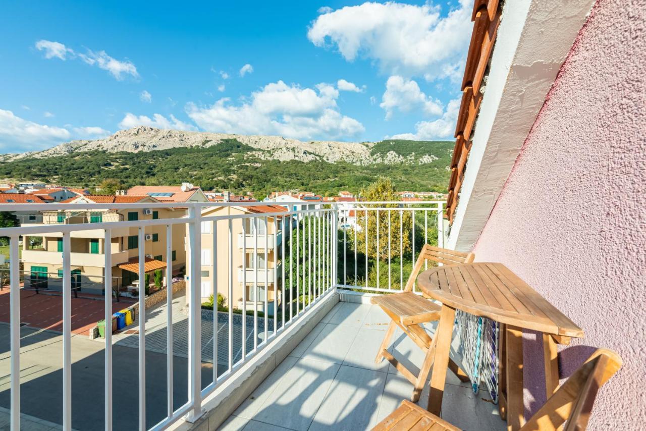 Apartment Mimoza 6, Baska, Krk Exterior foto